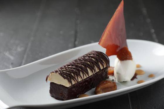 Parfait de Doce de Leite com Chocolate